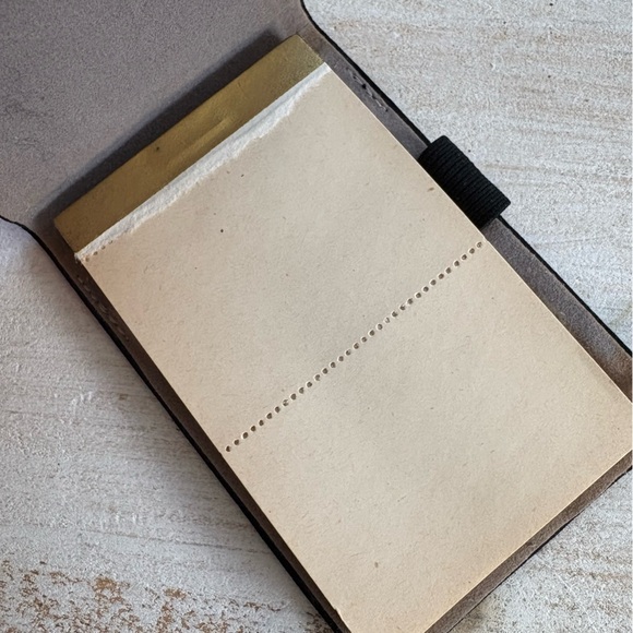 2pc Vintage Beauty Mate Floral Petit Point Mirror Comb & Notebook Germany - Picture 6 of 7